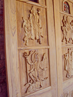 Teak door 006