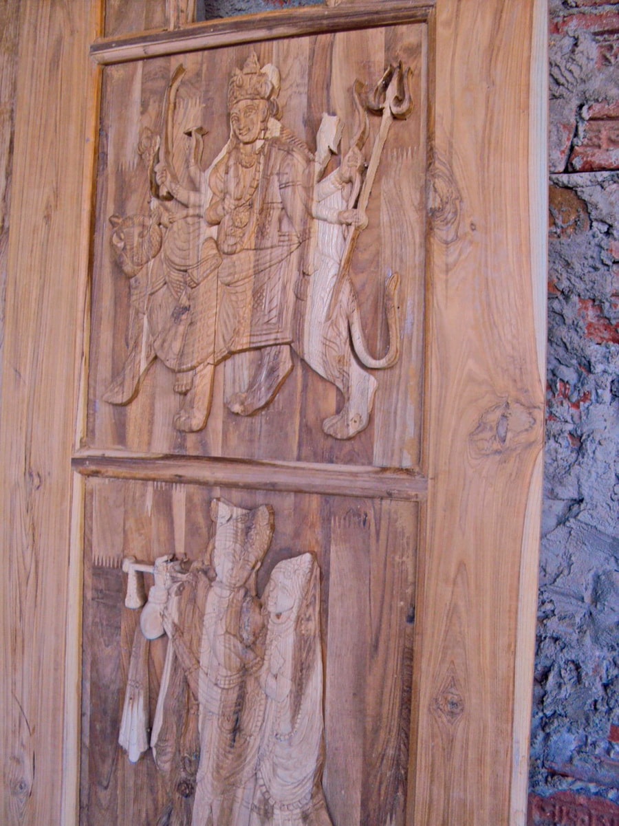 Teak door 006