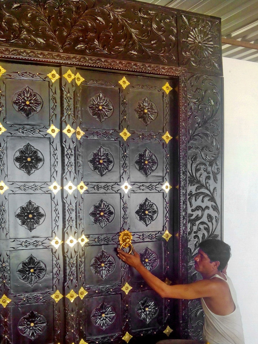 Teak door 013-The "Grand Entrance"