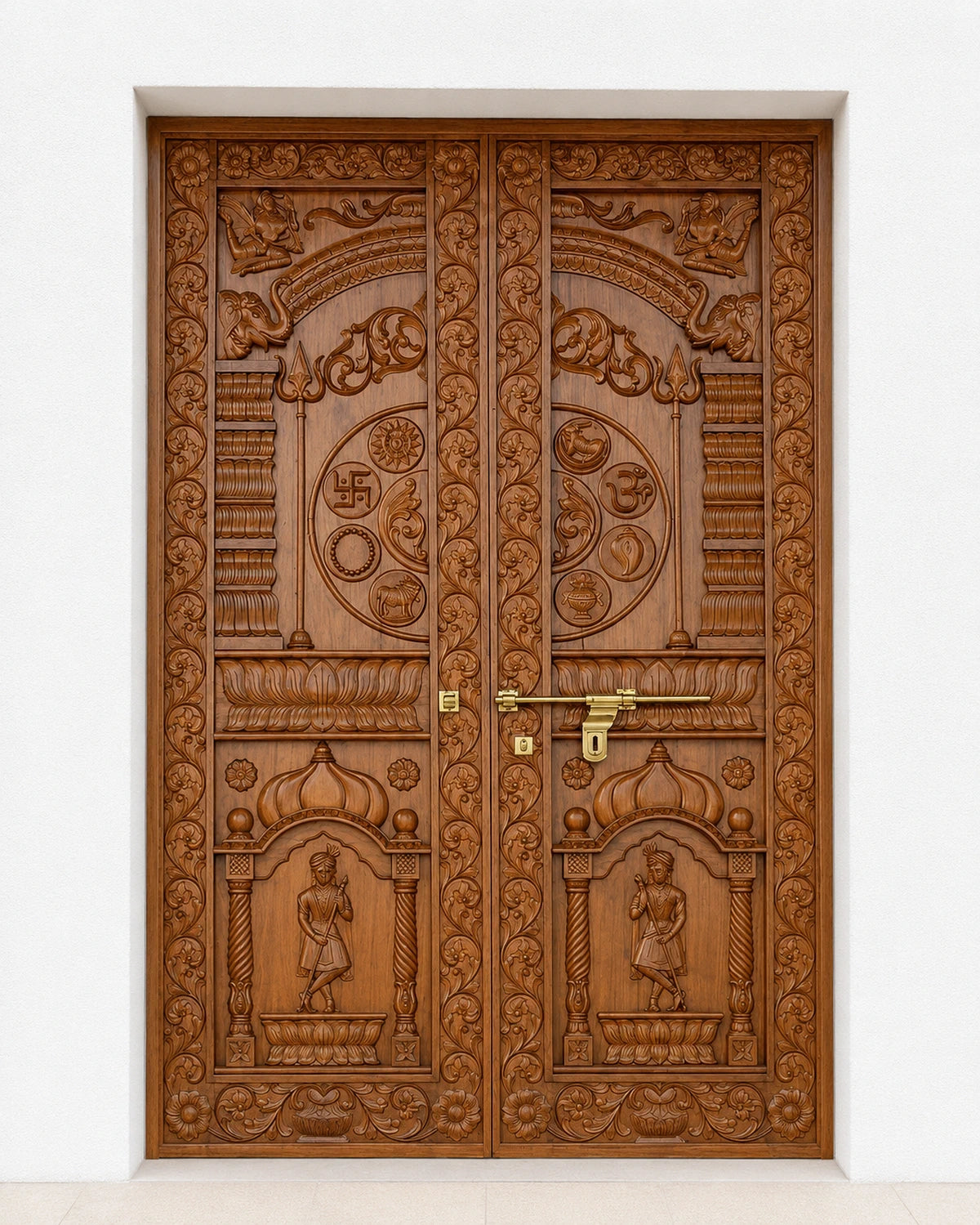 Teak door 036