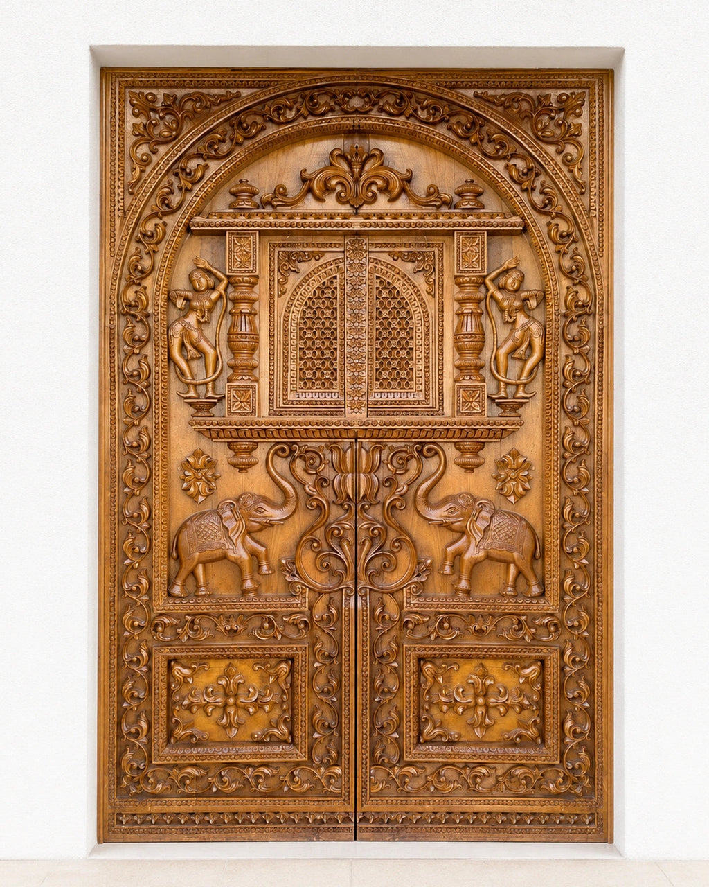 Teak door 037