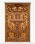 Teak door 037