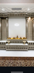 Metal / Silver Mounted big home temple
