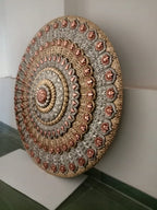 Meta Mounted hand carved Ceiling panel