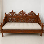 Mehrabi jaali teak traditional sofa