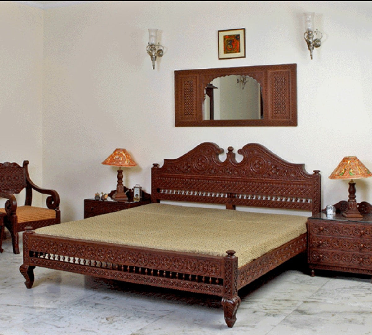 Bed 006 - Teak