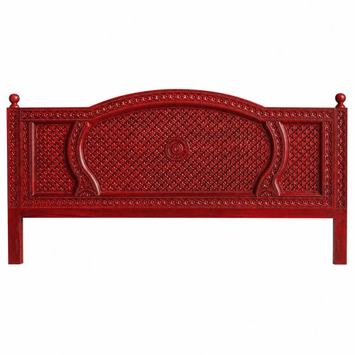 Carved Teak Bed 042