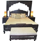 Maharaja Teak Hand Carved Bed