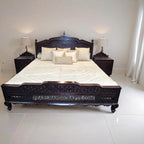 Maharaja Teak Hand Carved Bed