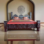Traditional 3 Mehrab pillar BED 045