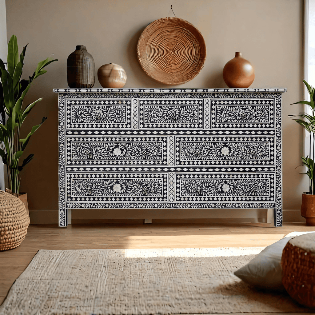 BONE INLAY CABINET 06