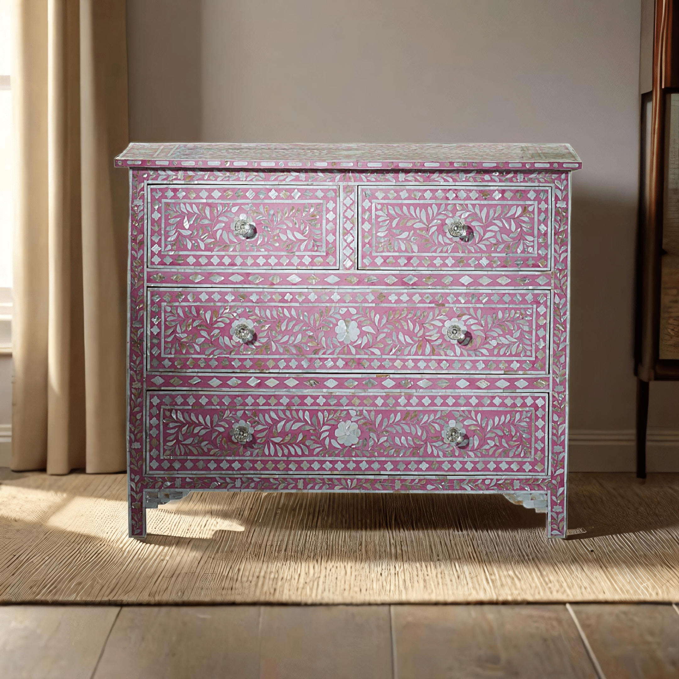Bone inlay Cabinet B09