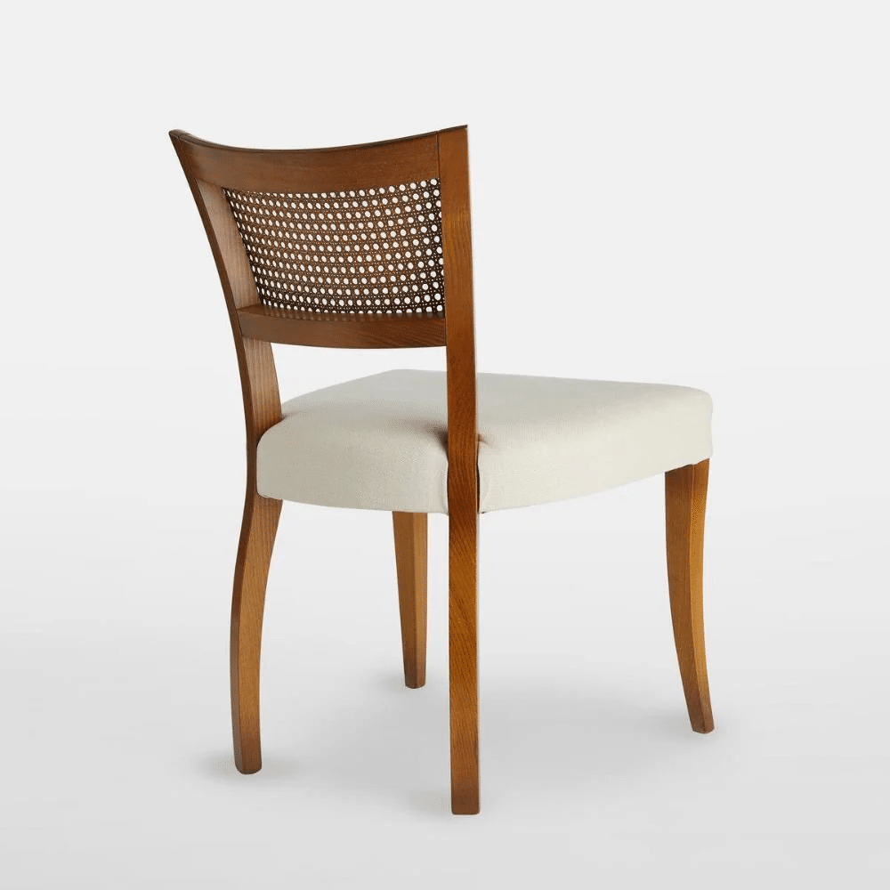 Elegant Rattan net teak chair