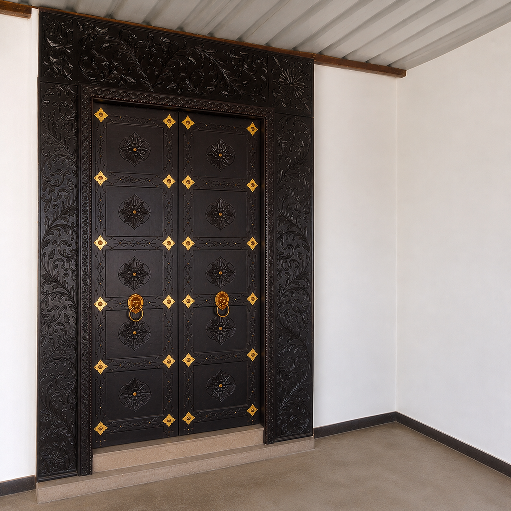 Teak door 013-The "Grand Entrance"