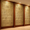 Handcrafted Brass Mounted Wall Panel