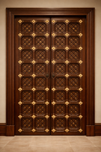 Teak door 011