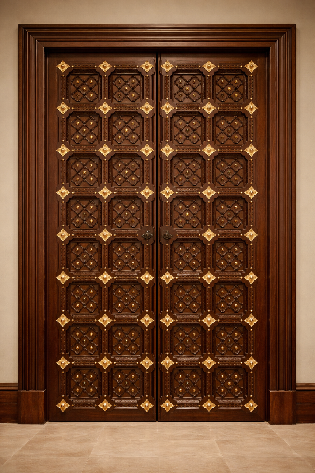 Teak door 011