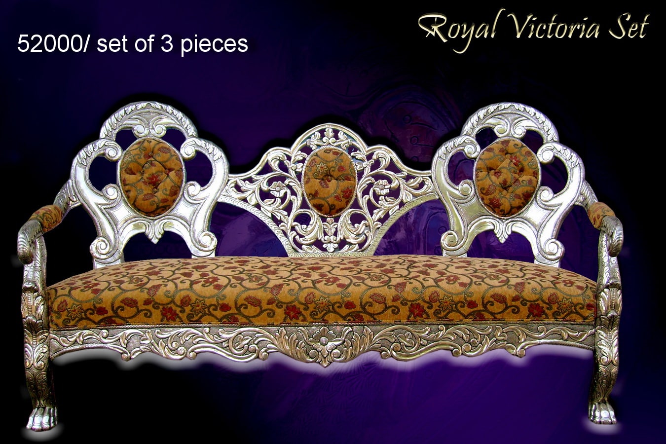 Sofa Set |  Silver Sofa Set | Best Sofa Sets for Living Room