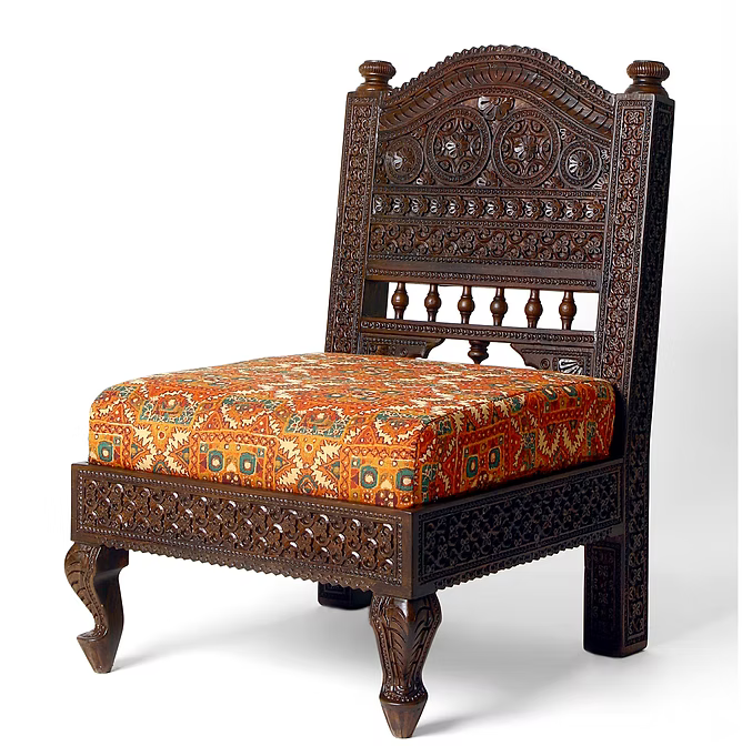 Round Mehrabi Teak Sofa
