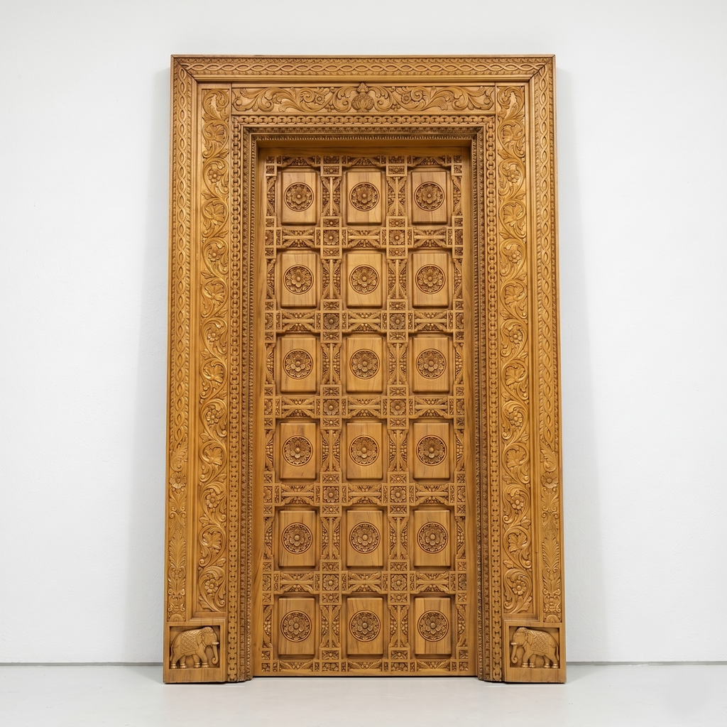 Teak door 031