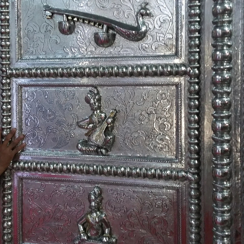 Temple Doors | Carved Teak Doors | Wooden Temple Doors | Metal Doors