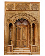 Handcrafted Mango Wood Architectural Door