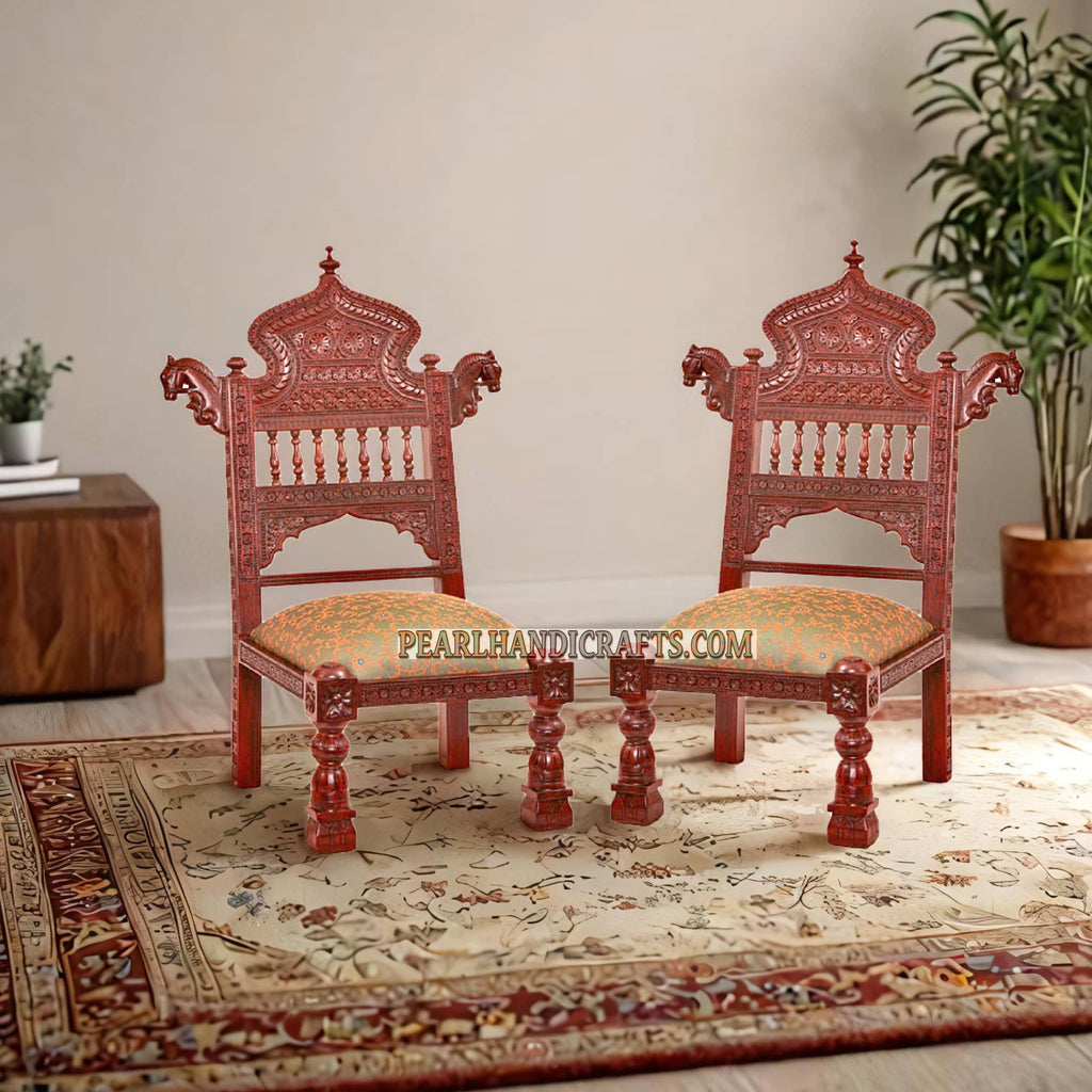 Pitha teak horse chair
