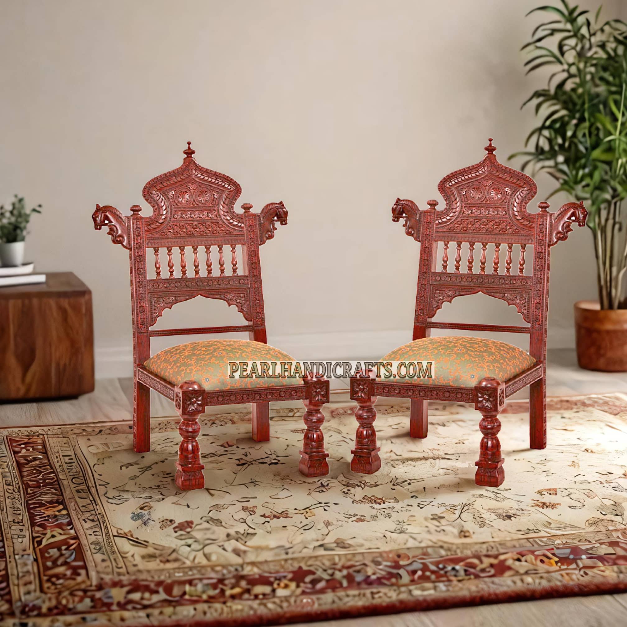 Pitha teak horse chair