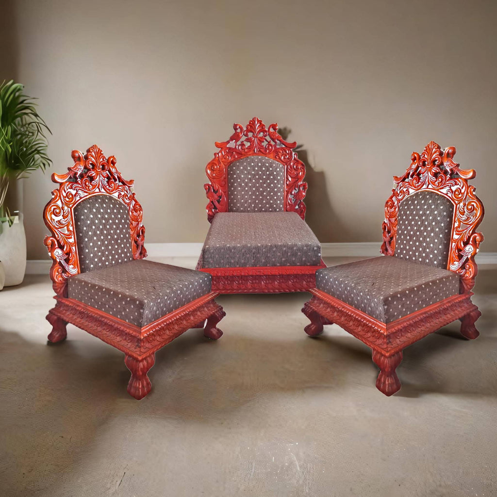 Pitha teak peacock chair