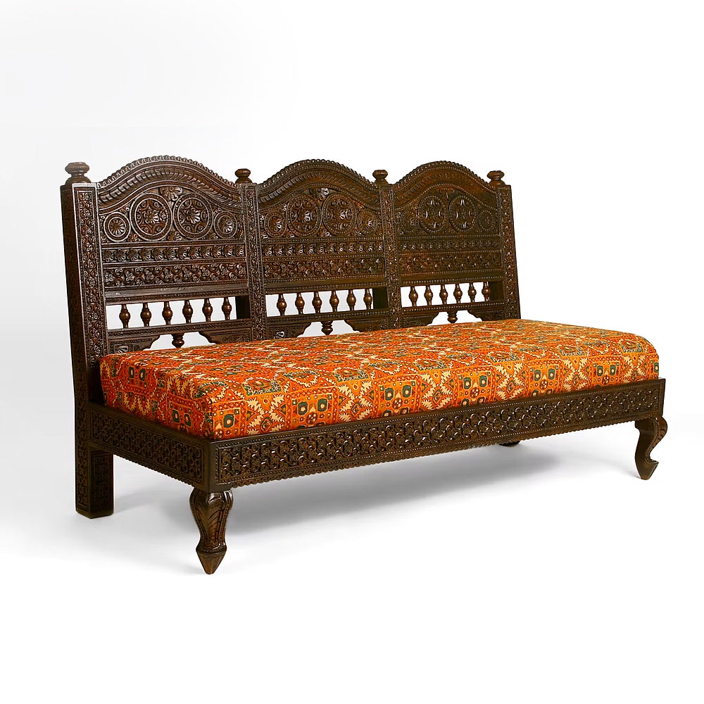 Round Mehrabi Teak Sofa
